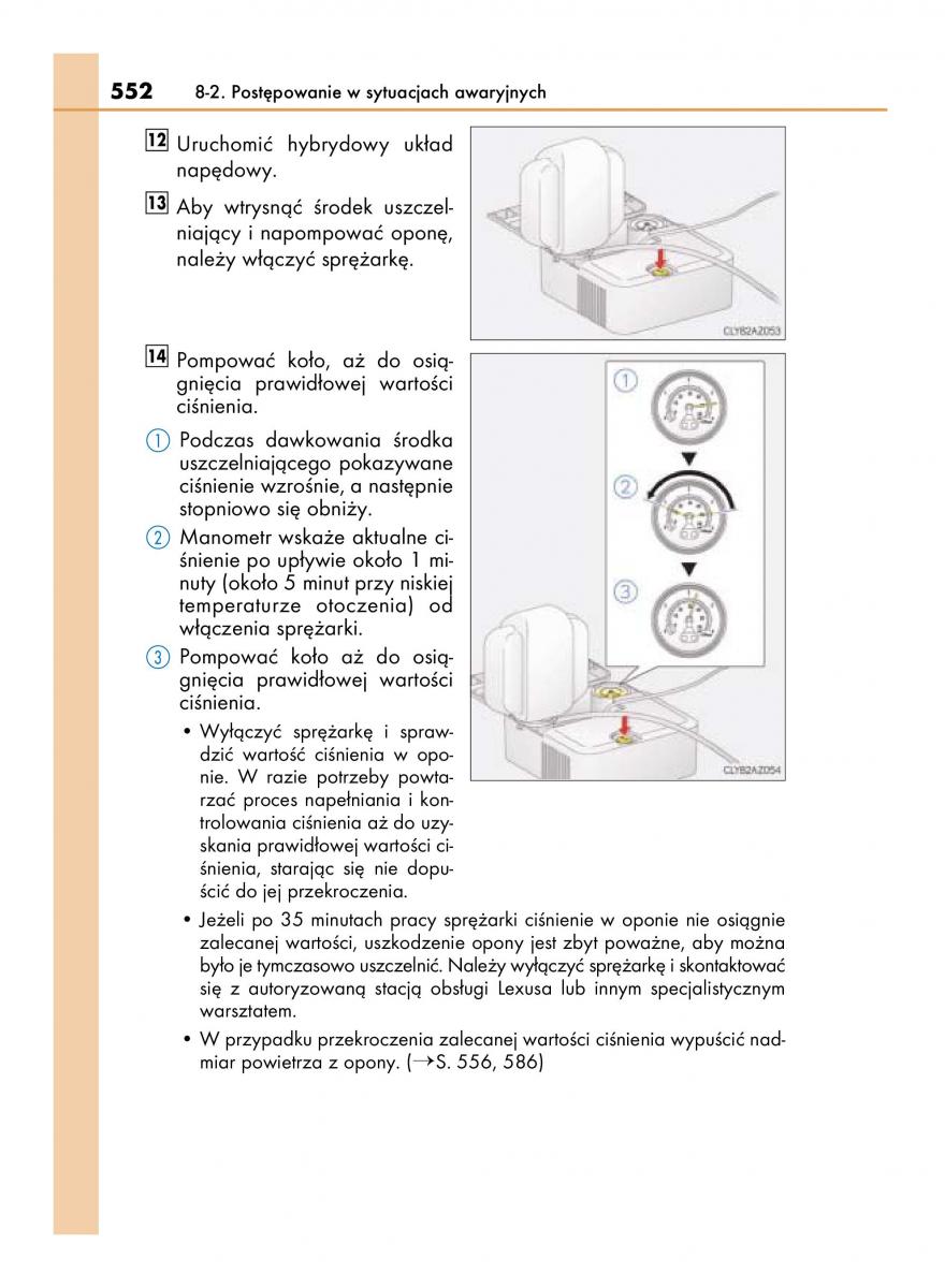 Lexus IS300h III 3 instrukcja obslugi / page 552