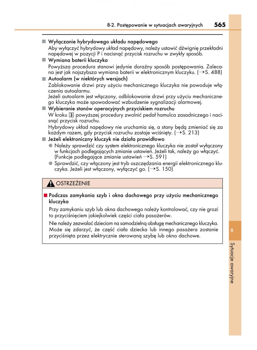 Lexus IS300h III 3 instrukcja obslugi / page 565
