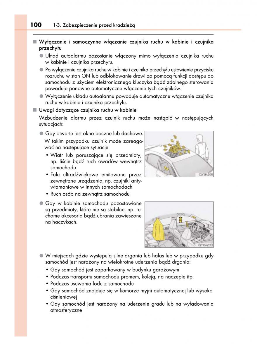 Lexus IS300h III 3 instrukcja obslugi / page 100