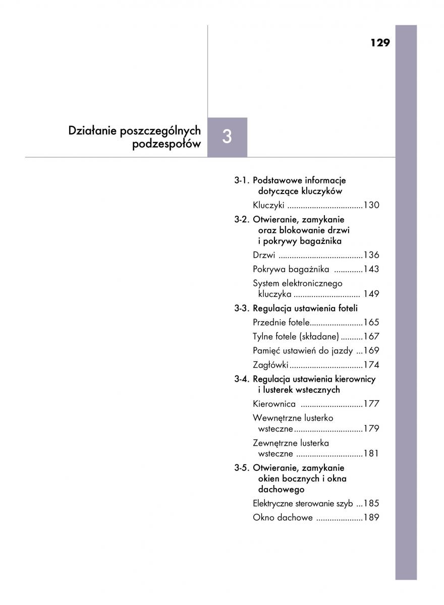 Lexus IS300h III 3 instrukcja obslugi / page 129