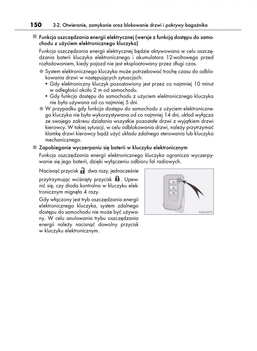 Lexus IS300h III 3 instrukcja obslugi / page 150