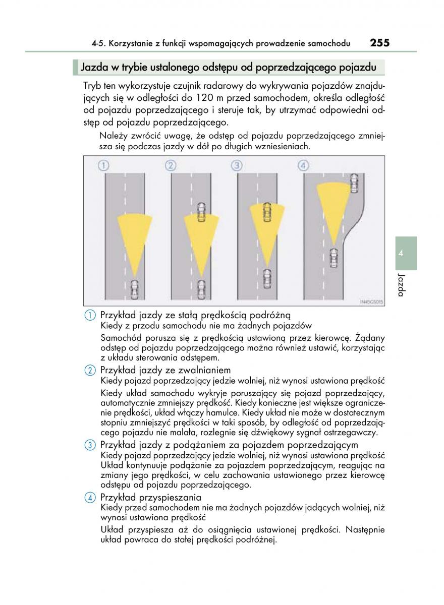 Lexus IS300h III 3 instrukcja obslugi / page 255