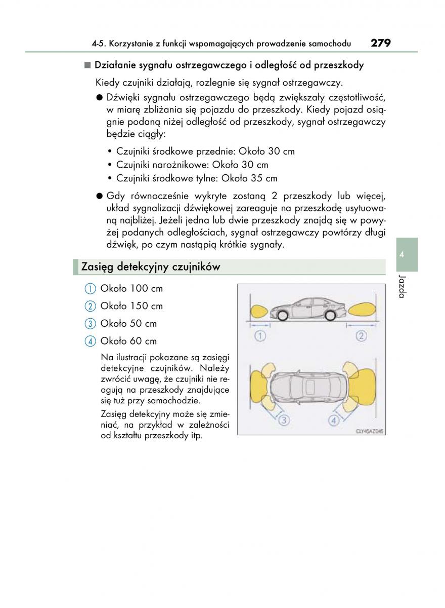 Lexus IS300h III 3 instrukcja obslugi / page 279