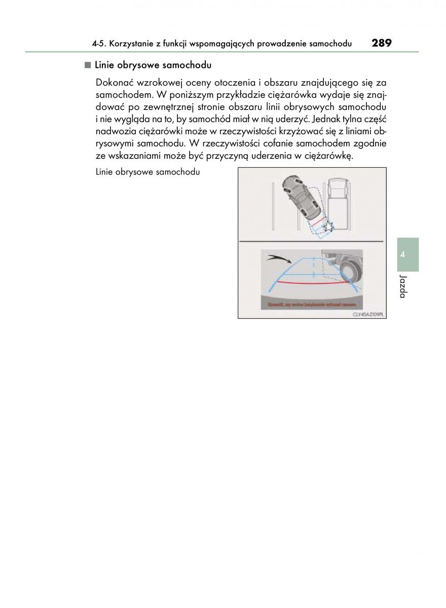 Lexus IS300h III 3 instrukcja obslugi / page 289