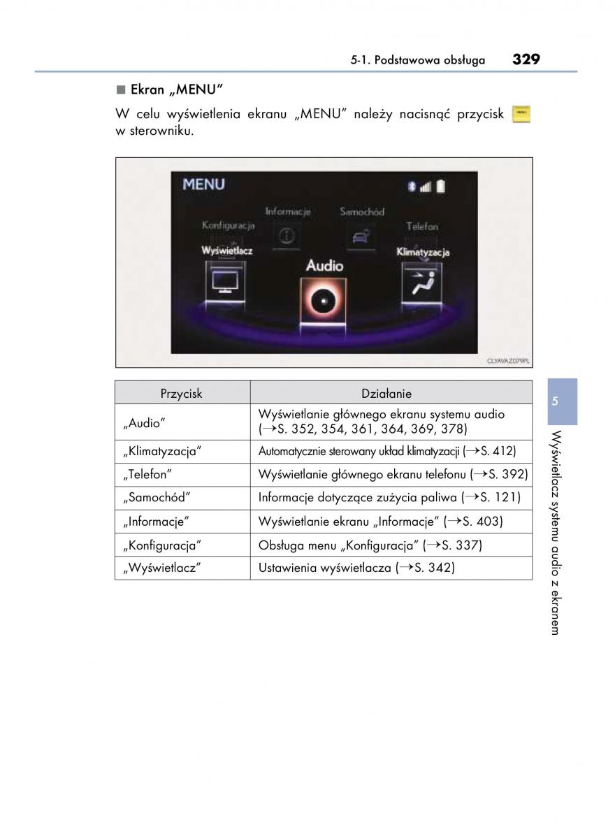 Lexus IS300h III 3 instrukcja obslugi / page 329