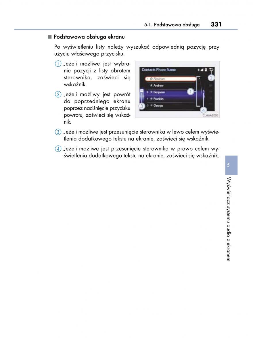 Lexus IS300h III 3 instrukcja obslugi / page 331