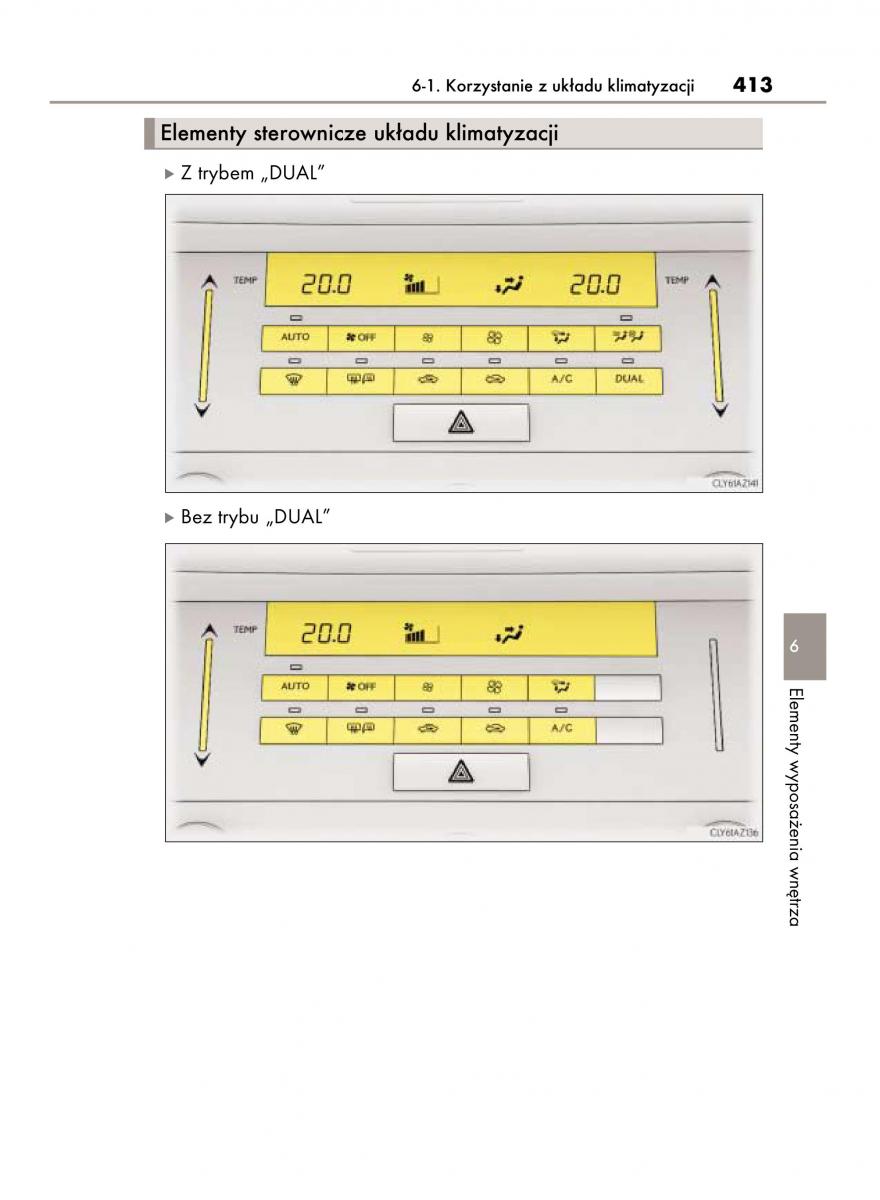 Lexus IS300h III 3 instrukcja obslugi / page 413