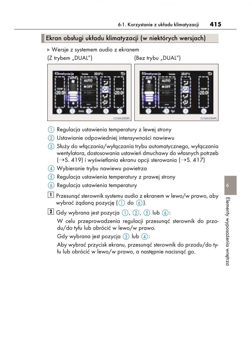 Lexus IS300h III 3 instrukcja obslugi / page 415