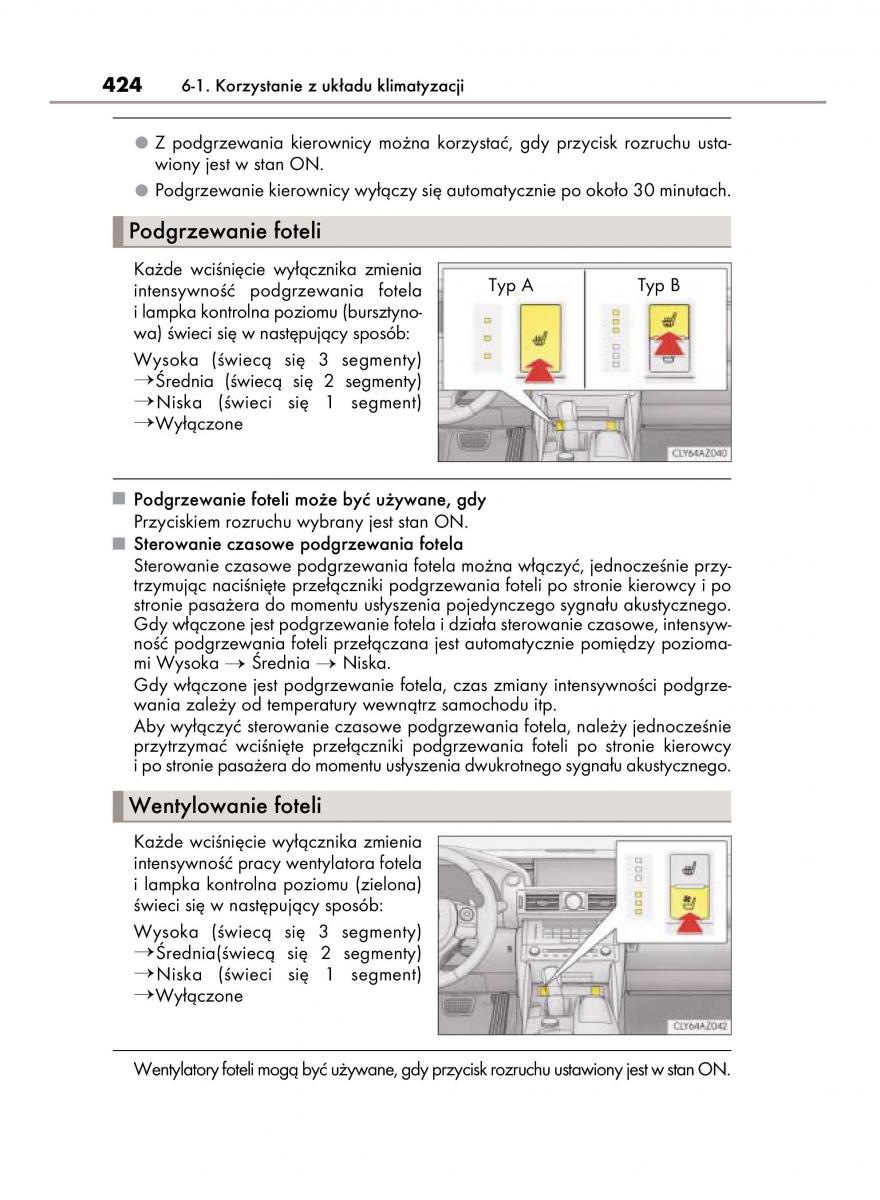 Lexus IS300h III 3 instrukcja obslugi / page 424