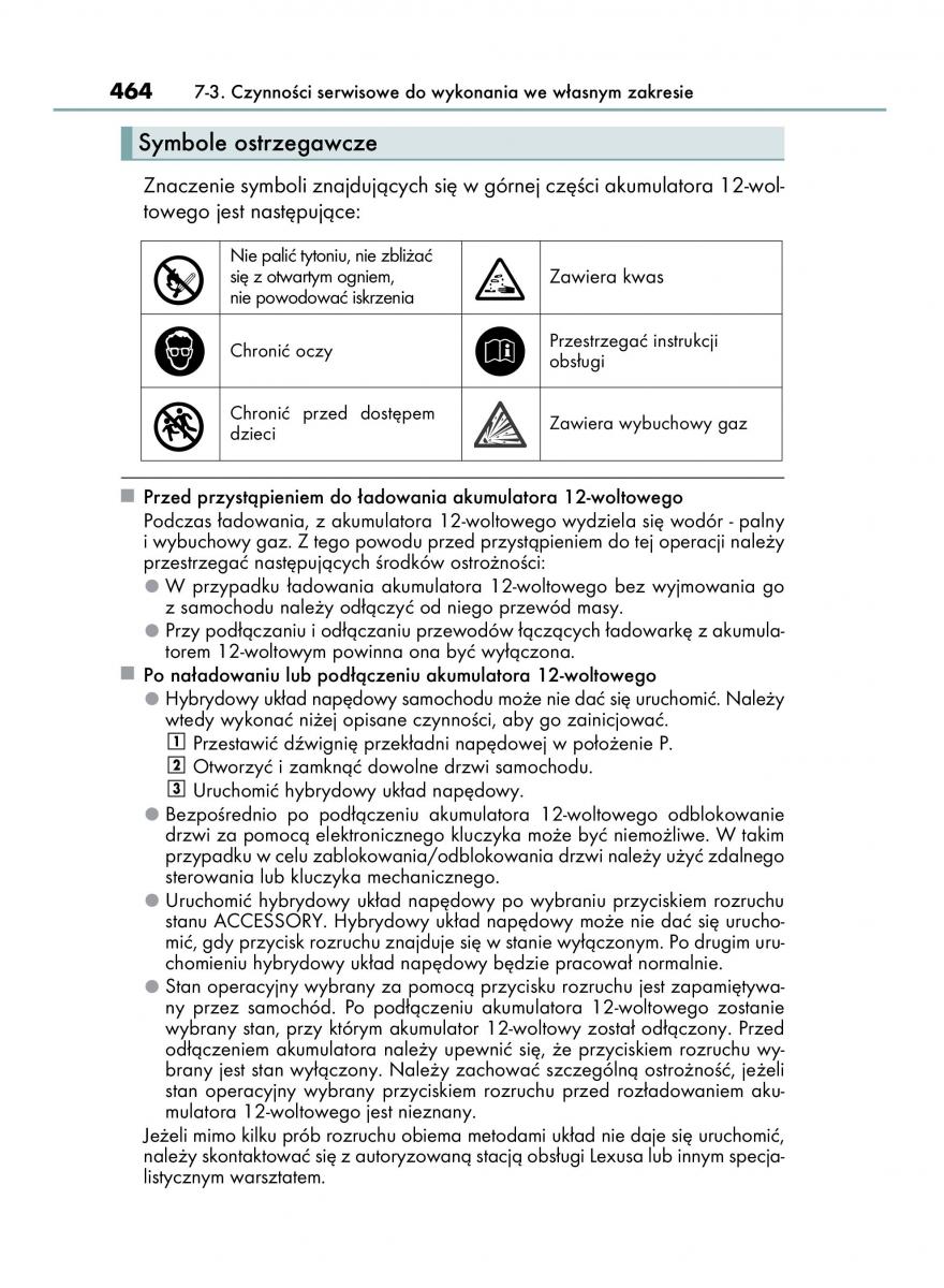 Lexus IS300h III 3 instrukcja obslugi / page 464