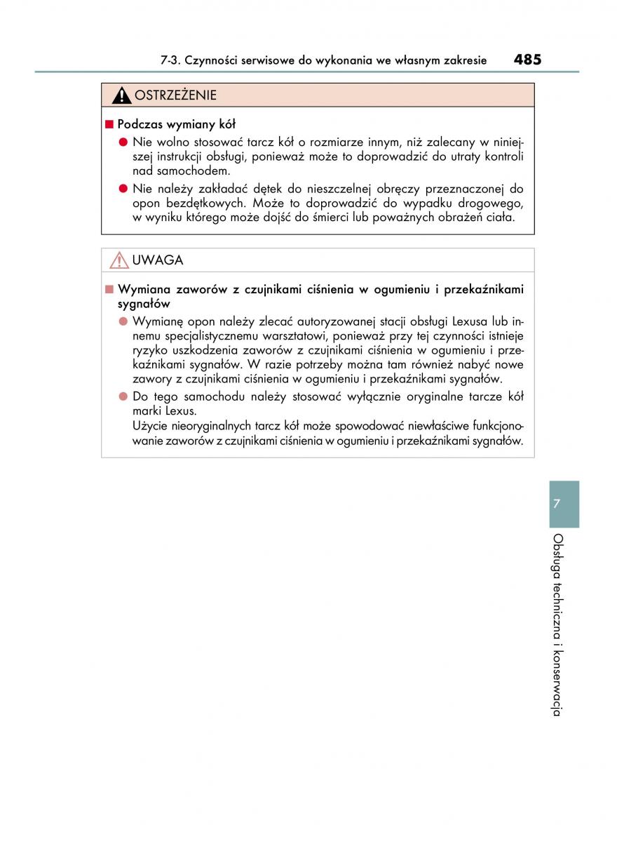 Lexus IS300h III 3 instrukcja obslugi / page 485