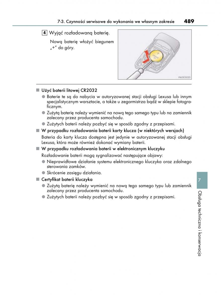 Lexus IS300h III 3 instrukcja obslugi / page 489