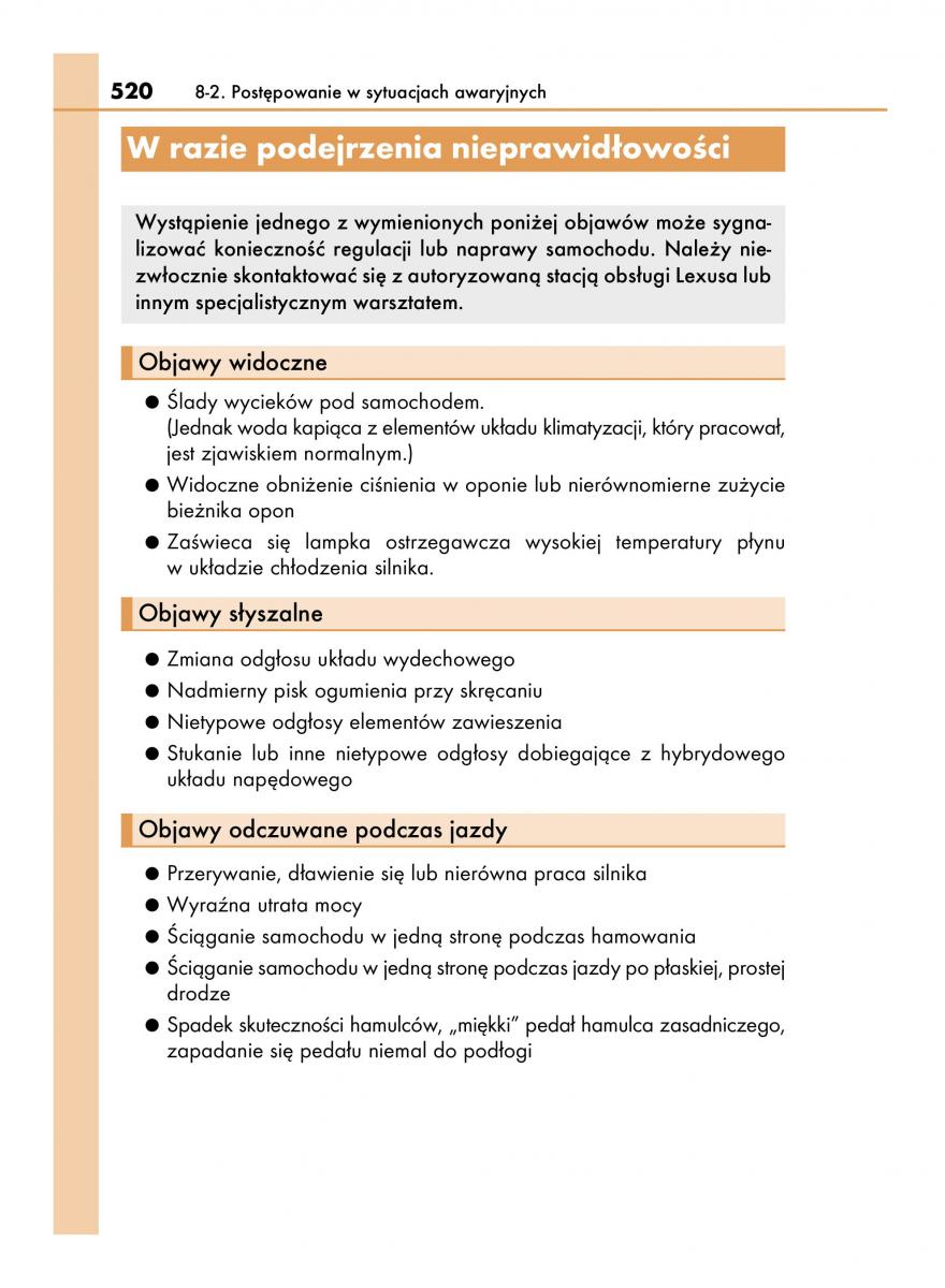 Lexus IS300h III 3 instrukcja obslugi / page 520
