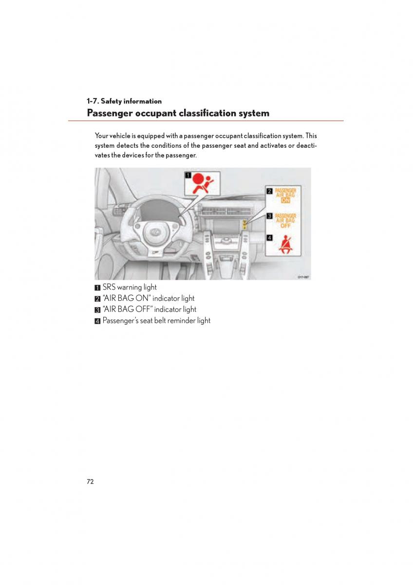 Lexus LFA owners manual / page 76