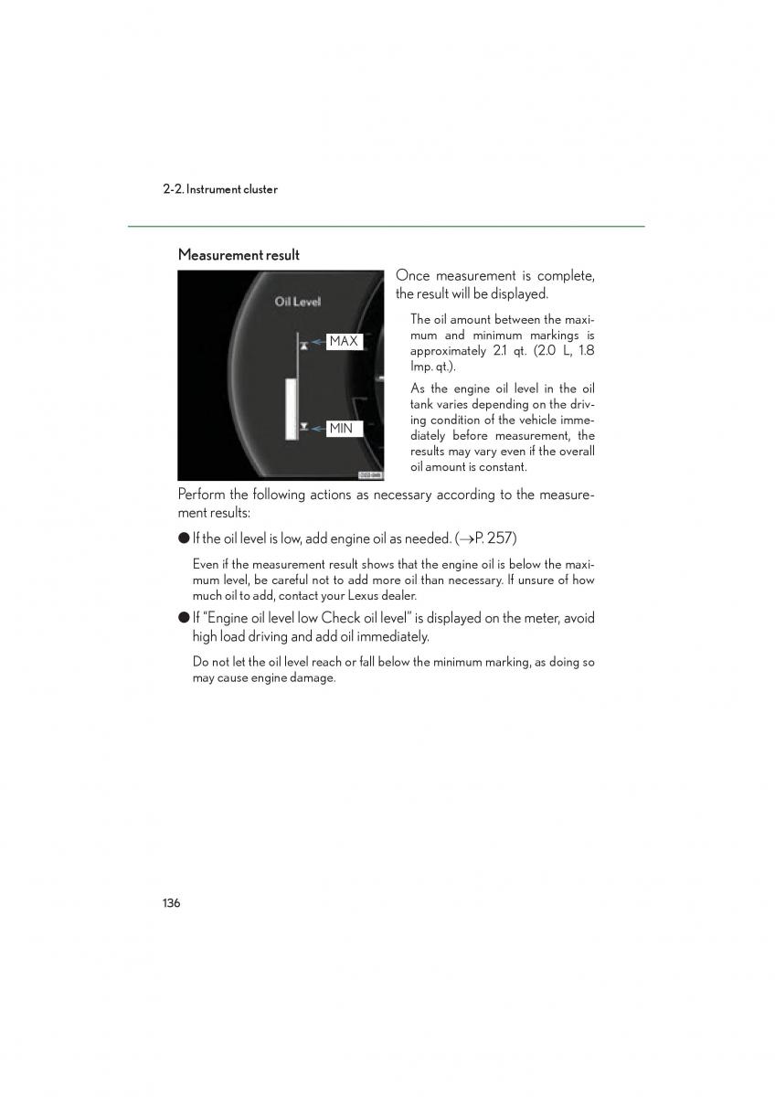 Lexus LFA owners manual / page 140