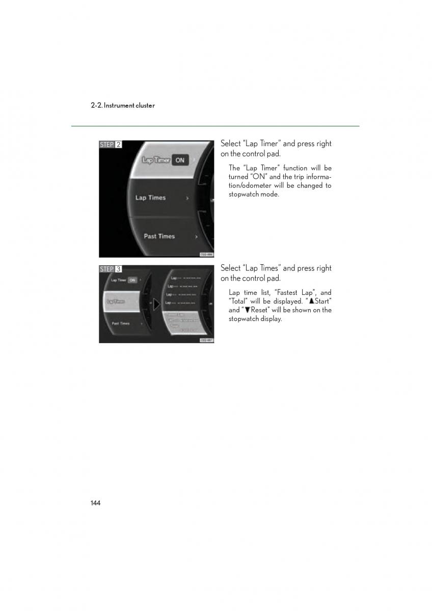 Lexus LFA owners manual / page 148