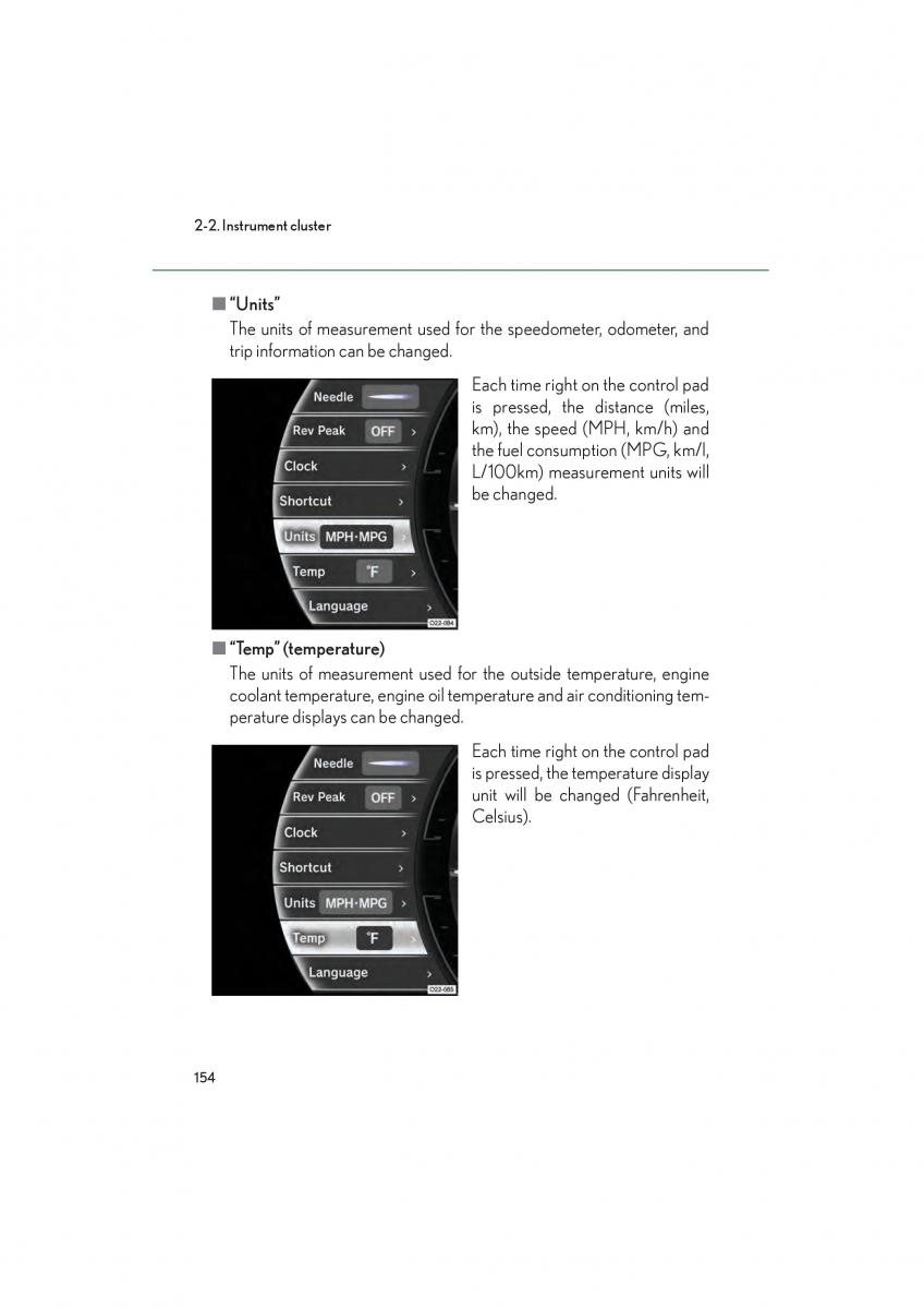 Lexus LFA owners manual / page 158