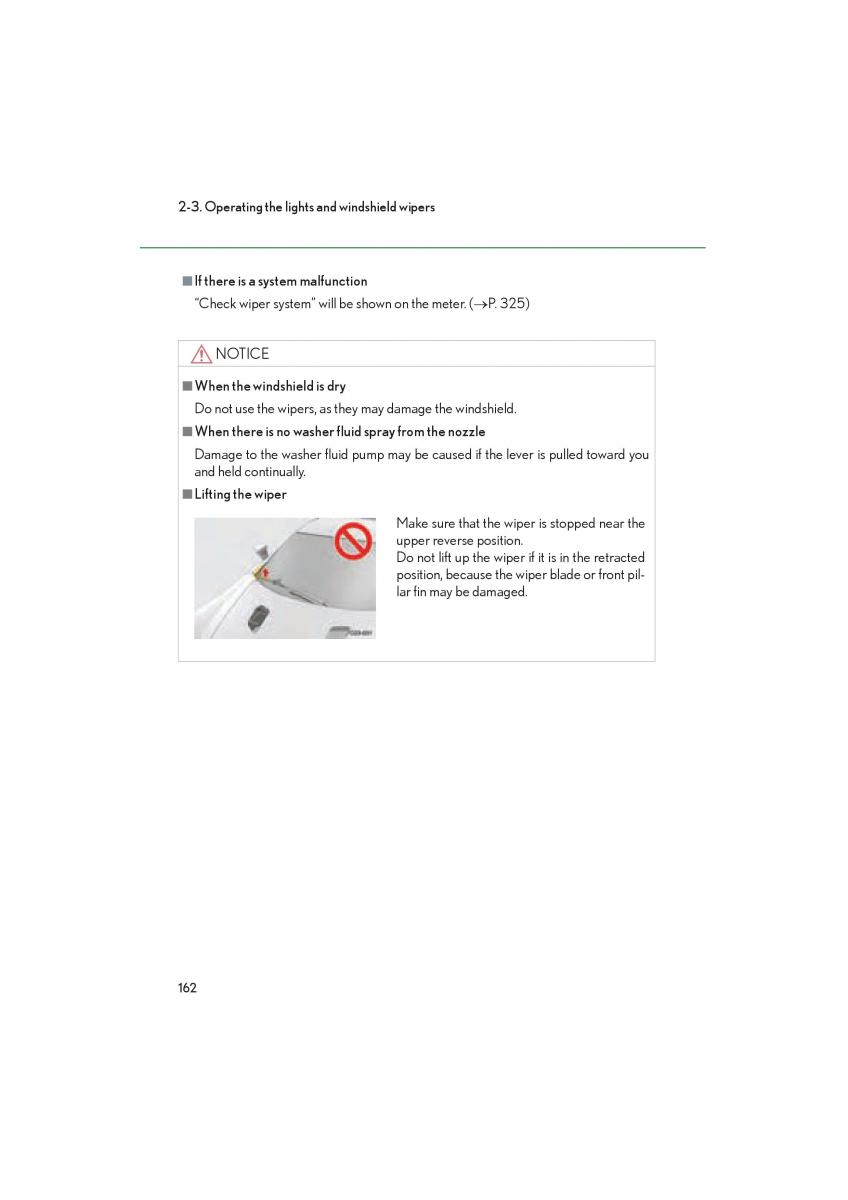 Lexus LFA owners manual / page 166