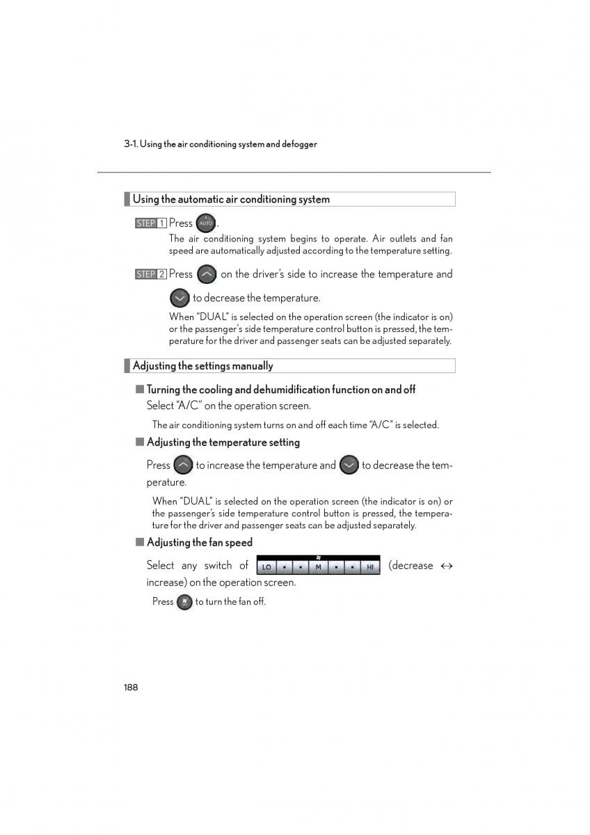 Lexus LFA owners manual / page 192