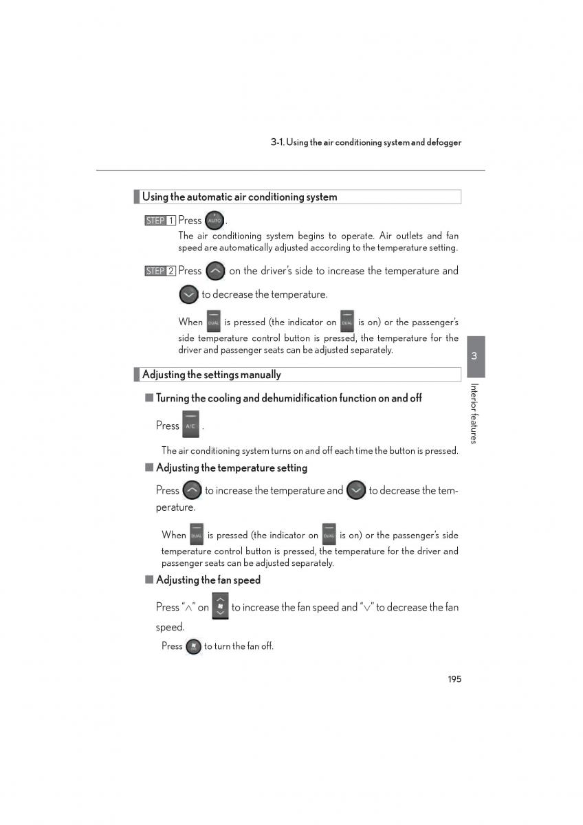 Lexus LFA owners manual / page 199