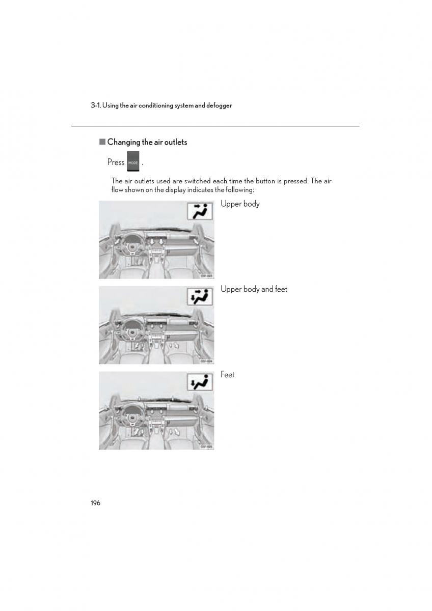 Lexus LFA owners manual / page 200