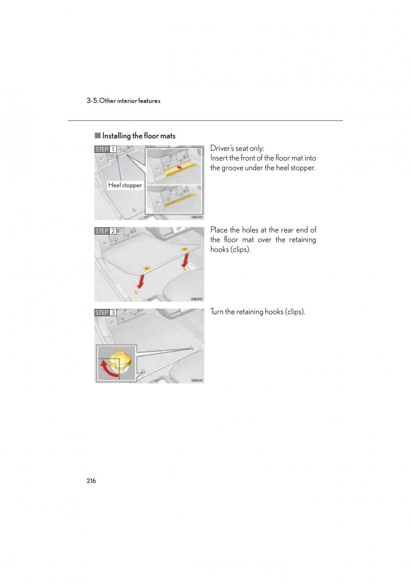 Lexus LFA owners manual / page 220