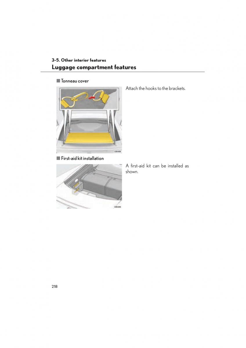 Lexus LFA owners manual / page 222