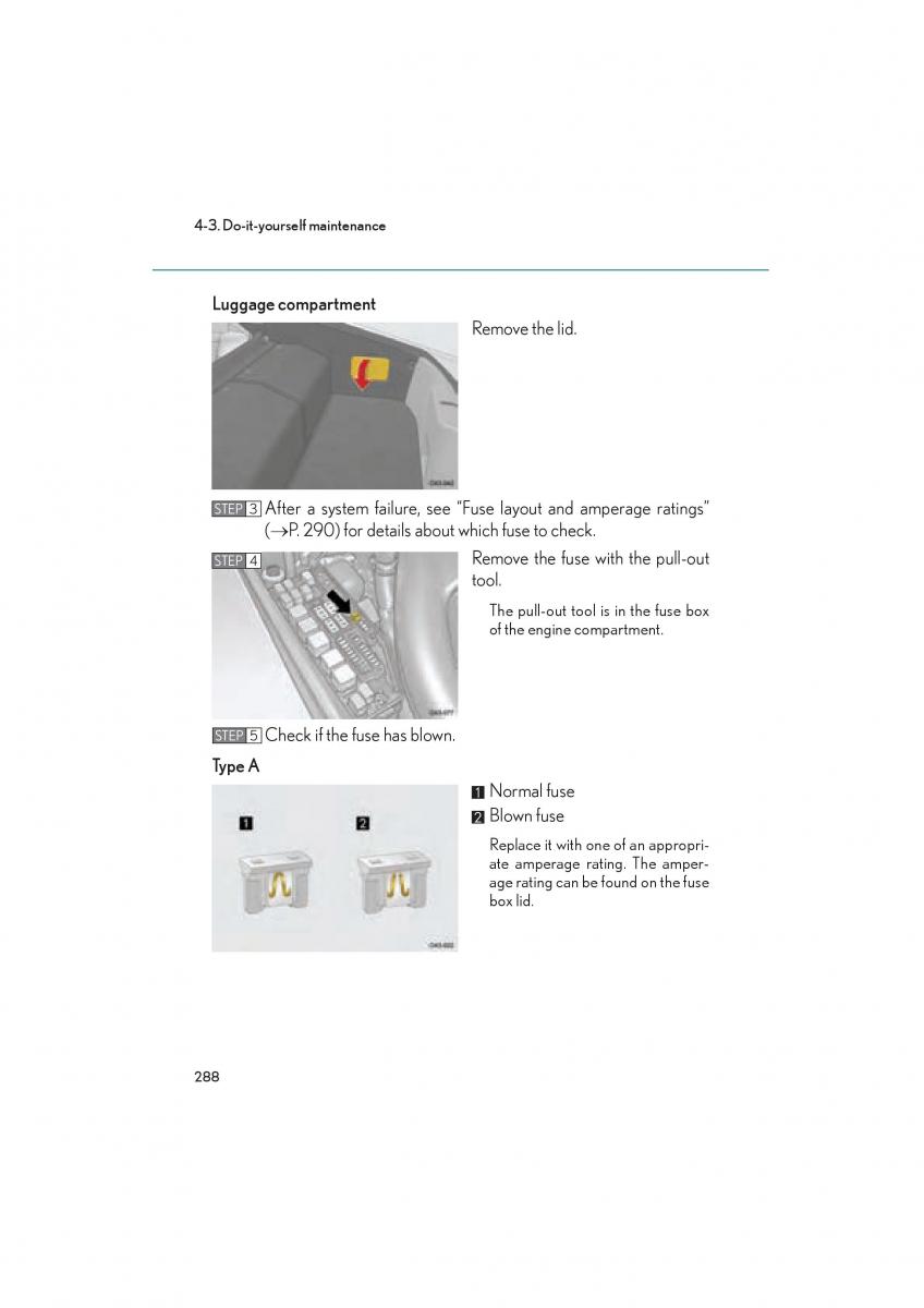 Lexus LFA owners manual / page 292