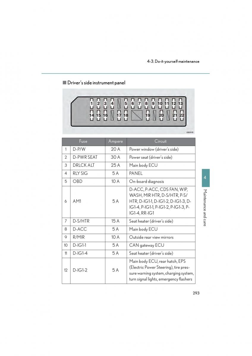 Lexus LFA owners manual / page 297