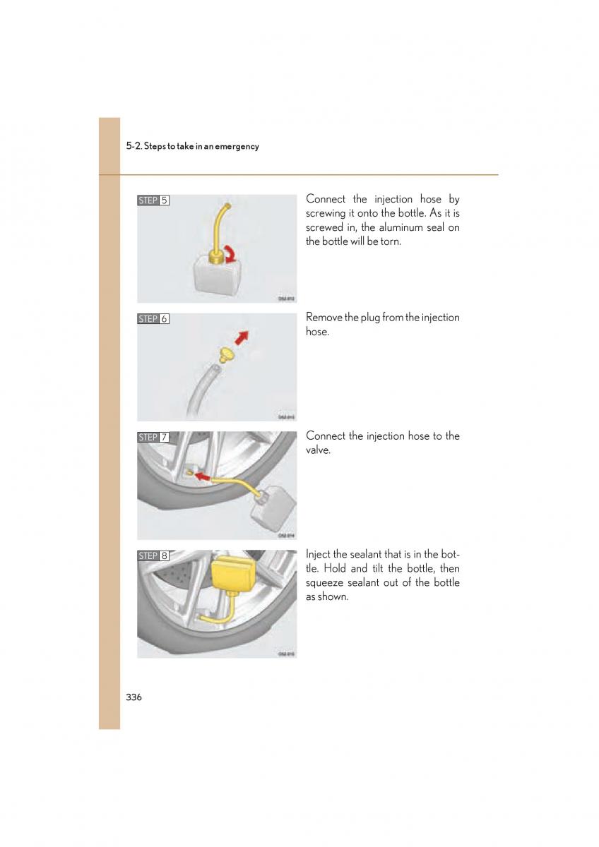 Lexus LFA owners manual / page 340