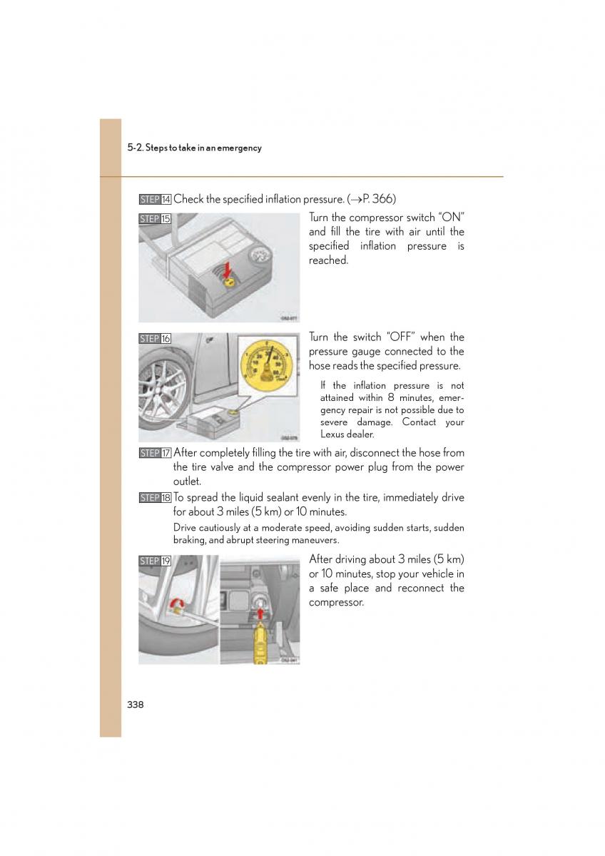 Lexus LFA owners manual / page 342