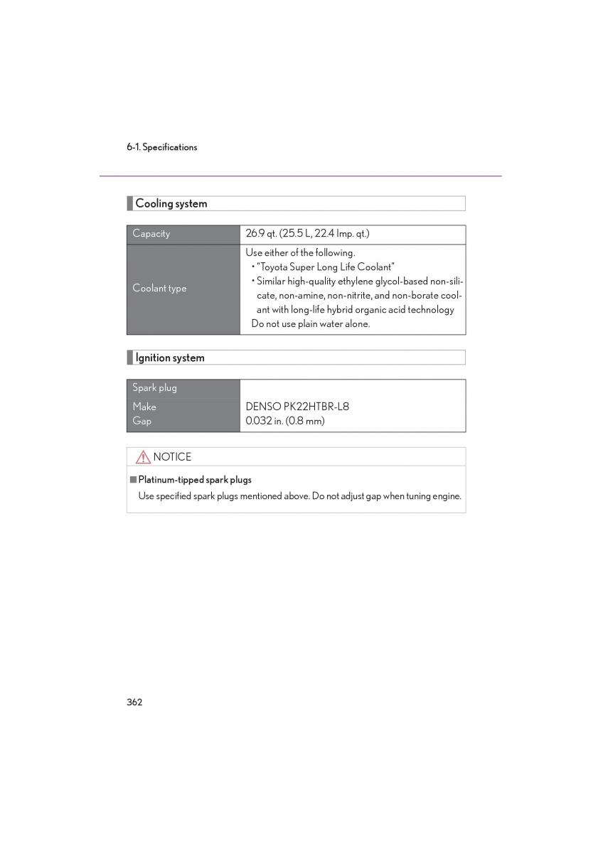 Lexus LFA owners manual / page 366