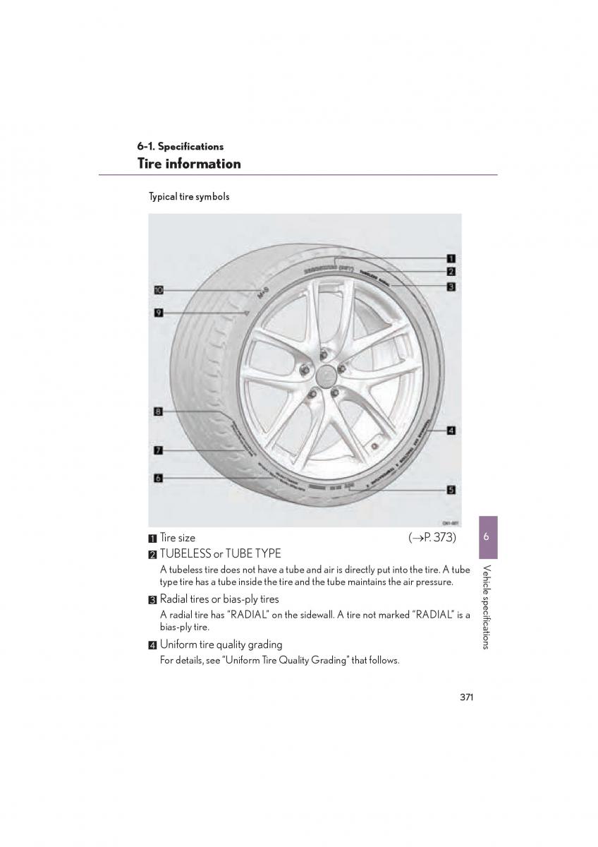 Lexus LFA owners manual / page 375