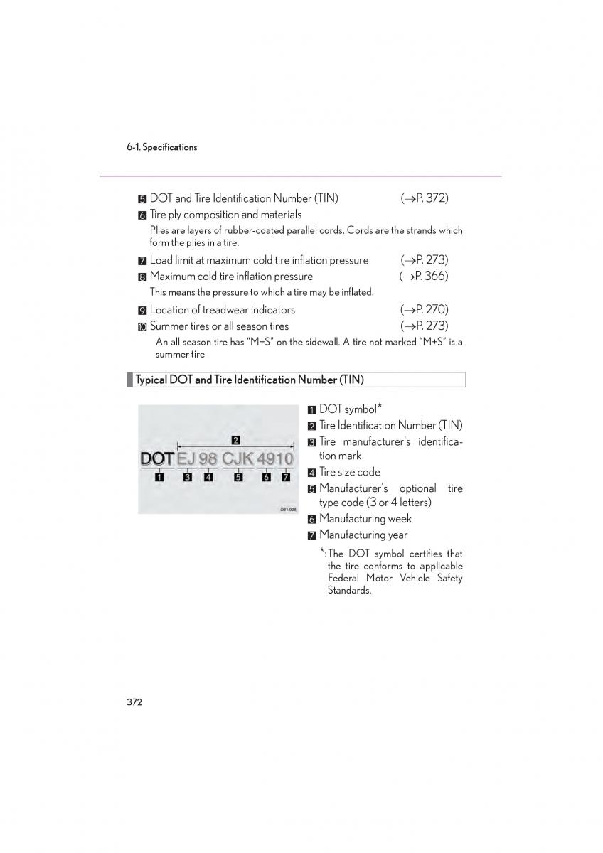 Lexus LFA owners manual / page 376