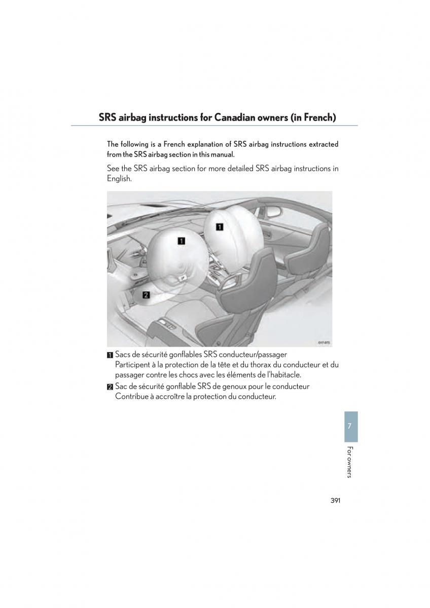 Lexus LFA owners manual / page 395