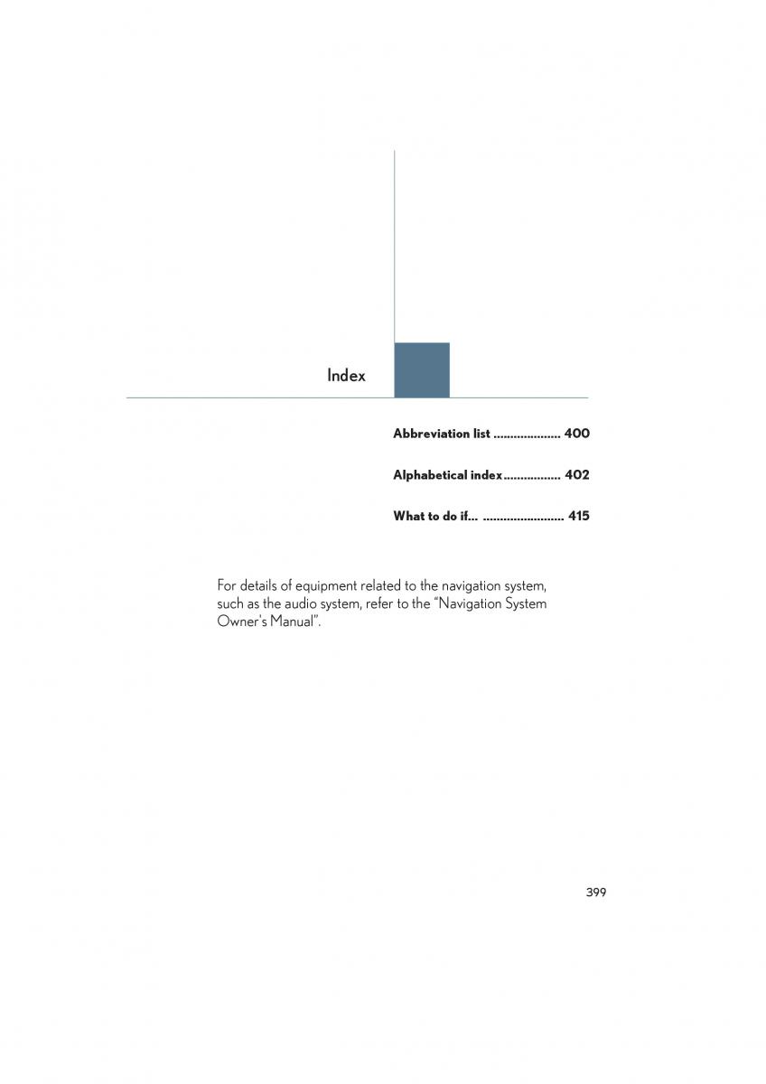 Lexus LFA owners manual / page 403