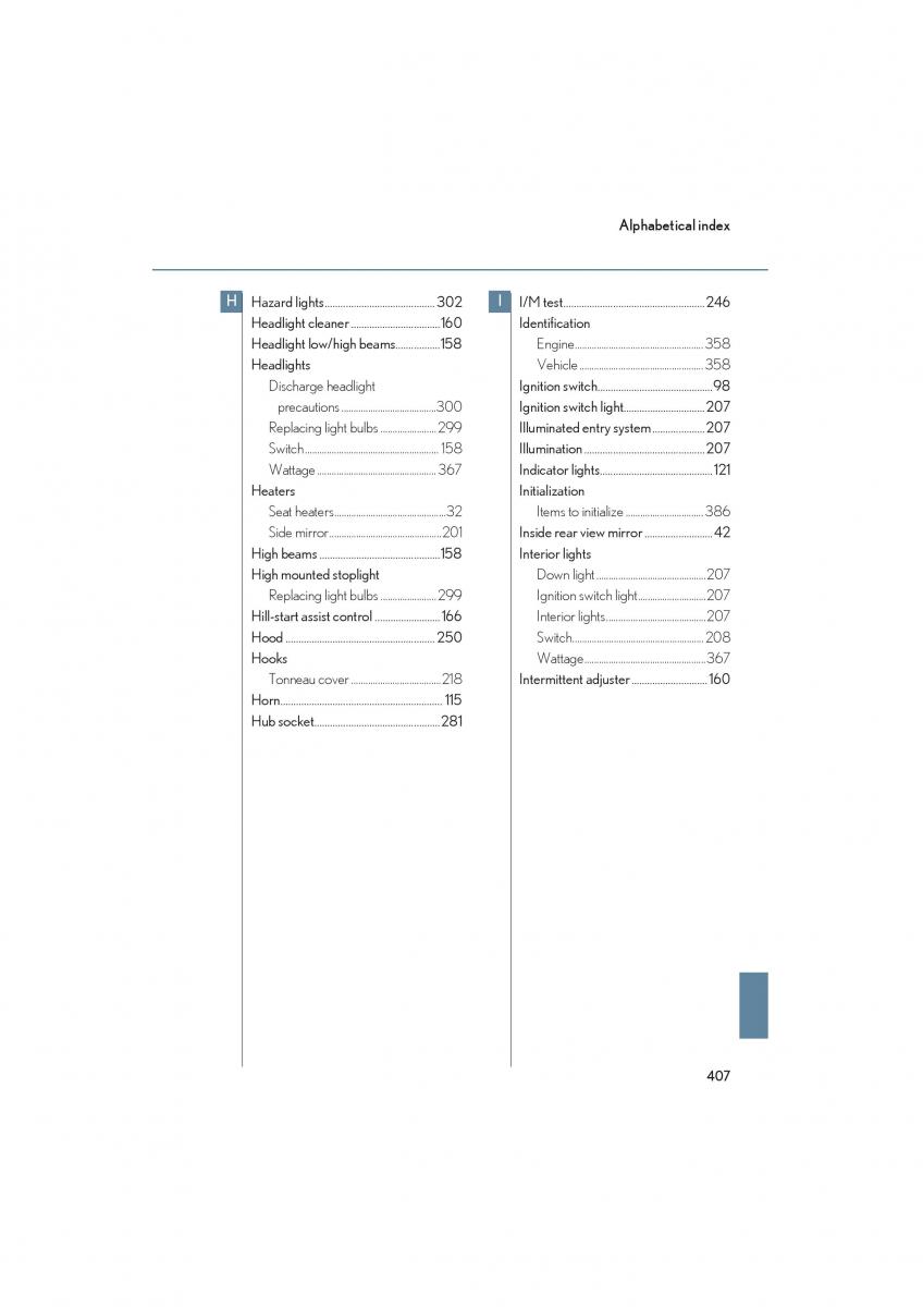 Lexus LFA owners manual / page 411