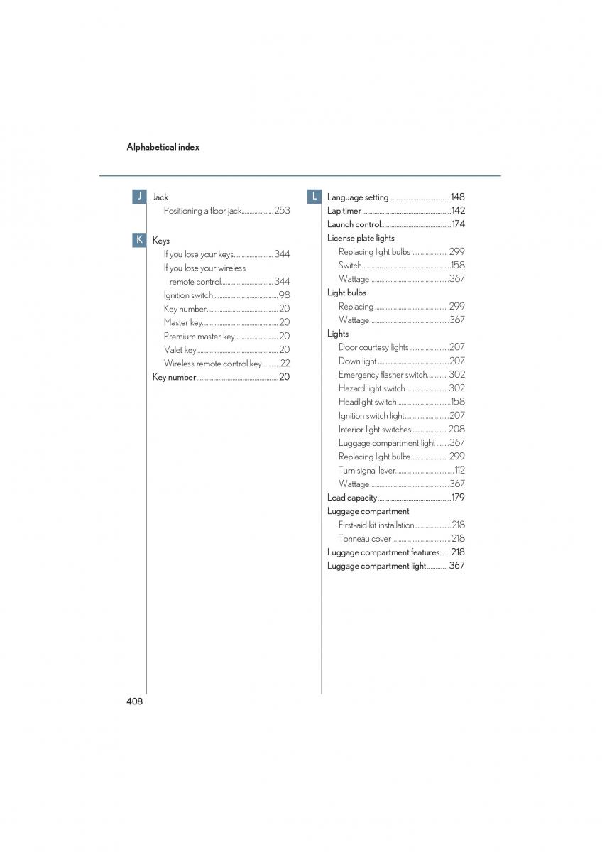 Lexus LFA owners manual / page 412