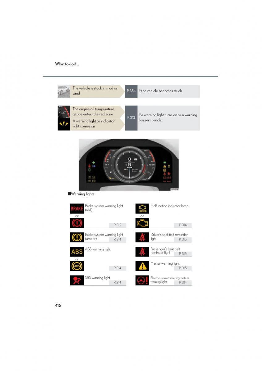 Lexus LFA owners manual / page 420