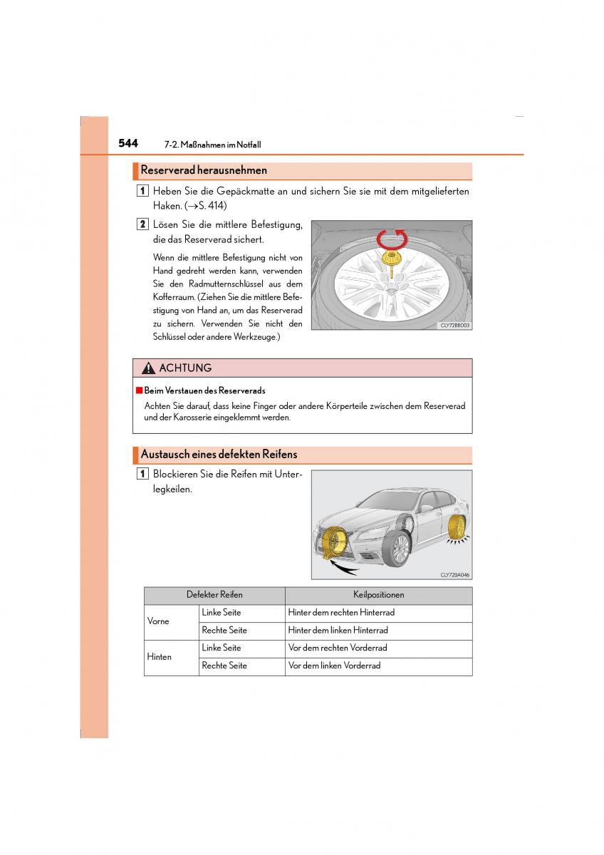 Lexus LS460 IV 4 Handbuch / page 544