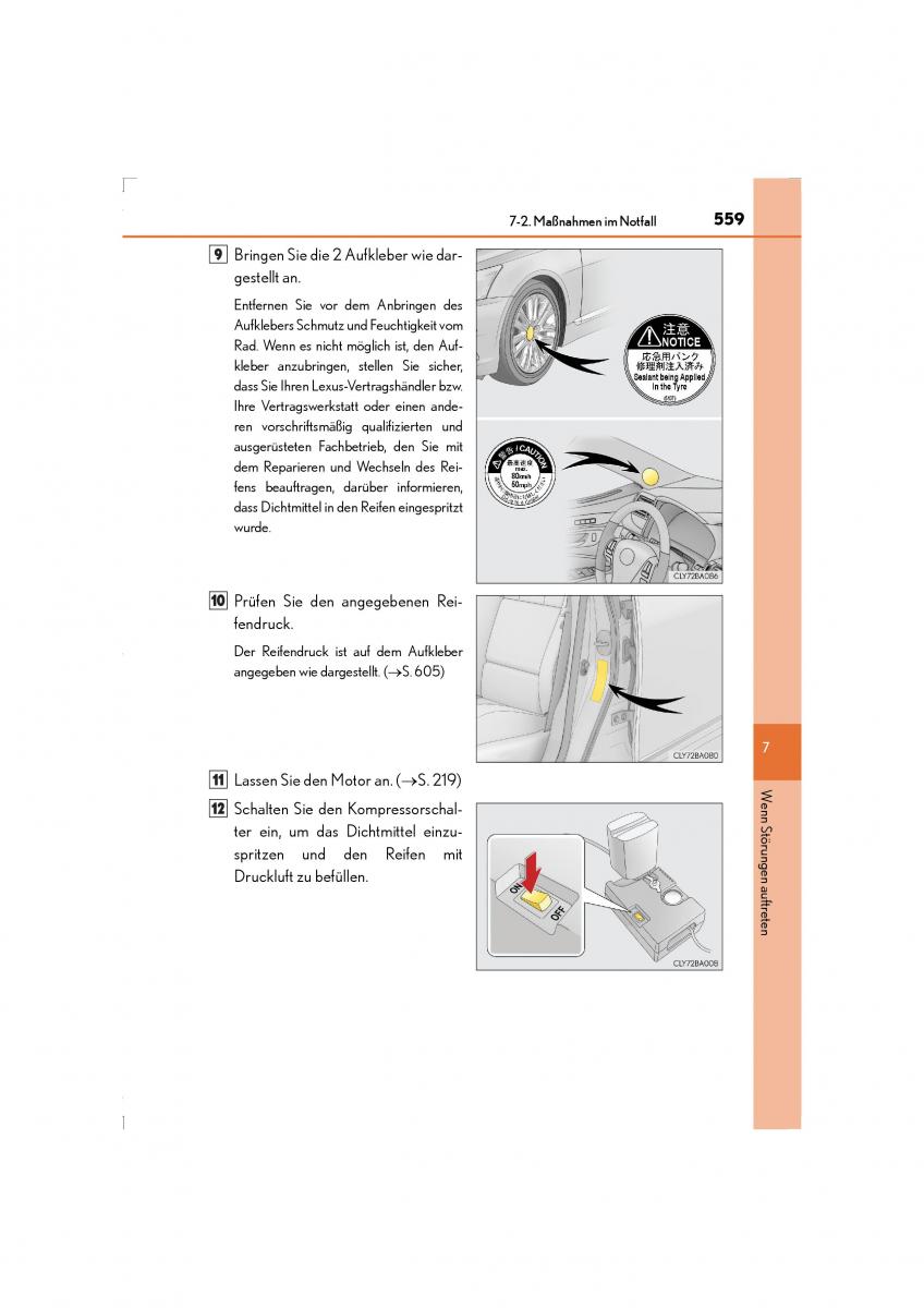 Lexus LS460 IV 4 Handbuch / page 559