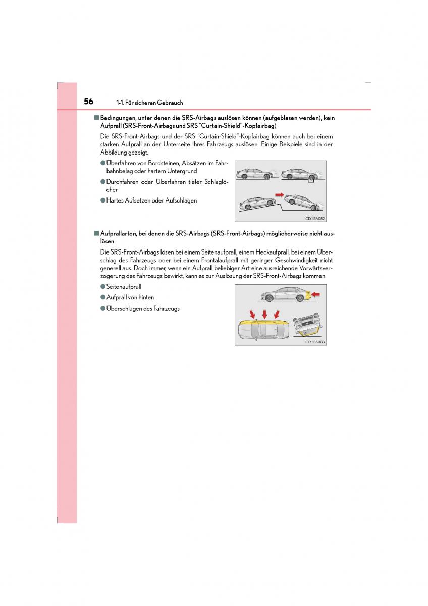 Lexus LS460 IV 4 Handbuch / page 56