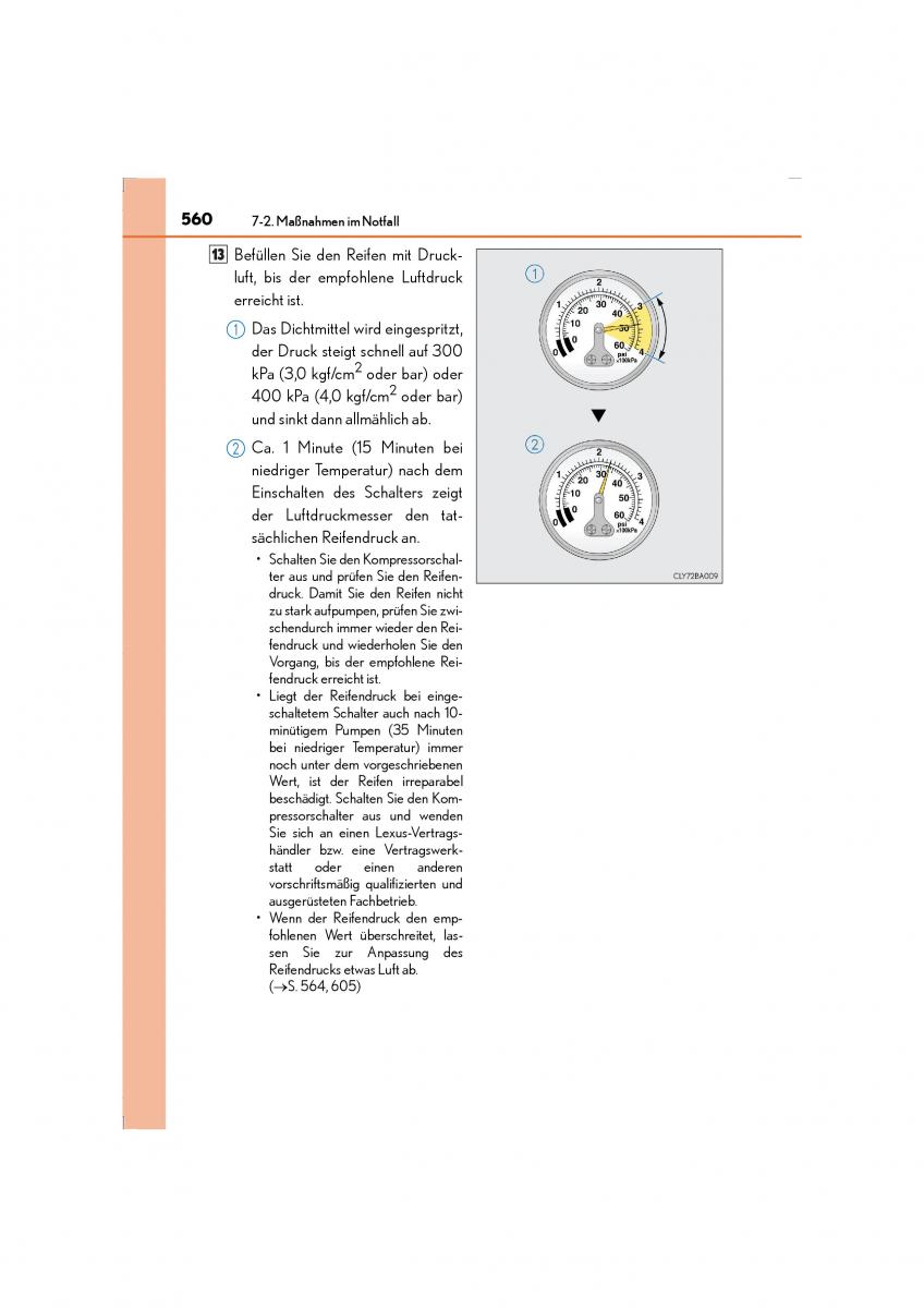 Lexus LS460 IV 4 Handbuch / page 560