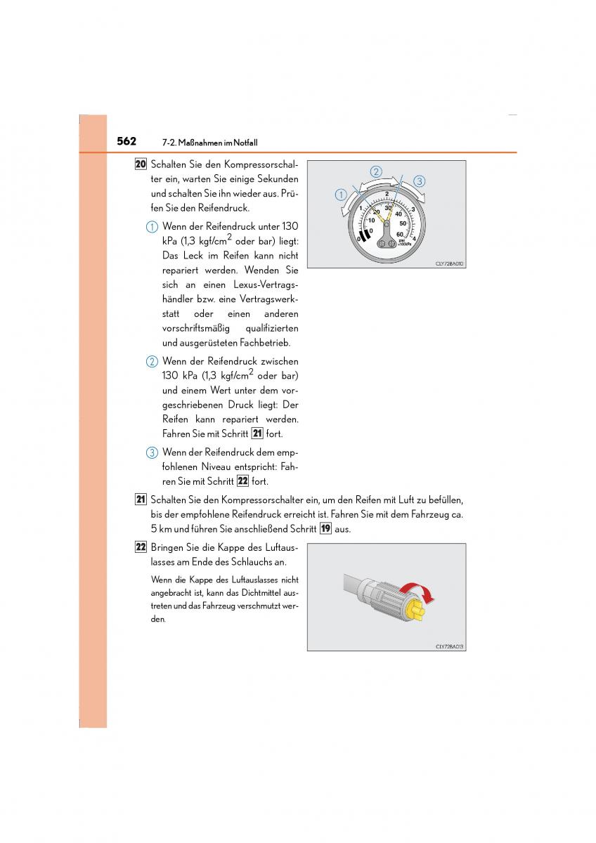 Lexus LS460 IV 4 Handbuch / page 562