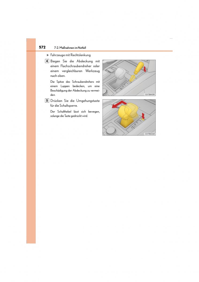 Lexus LS460 IV 4 Handbuch / page 572