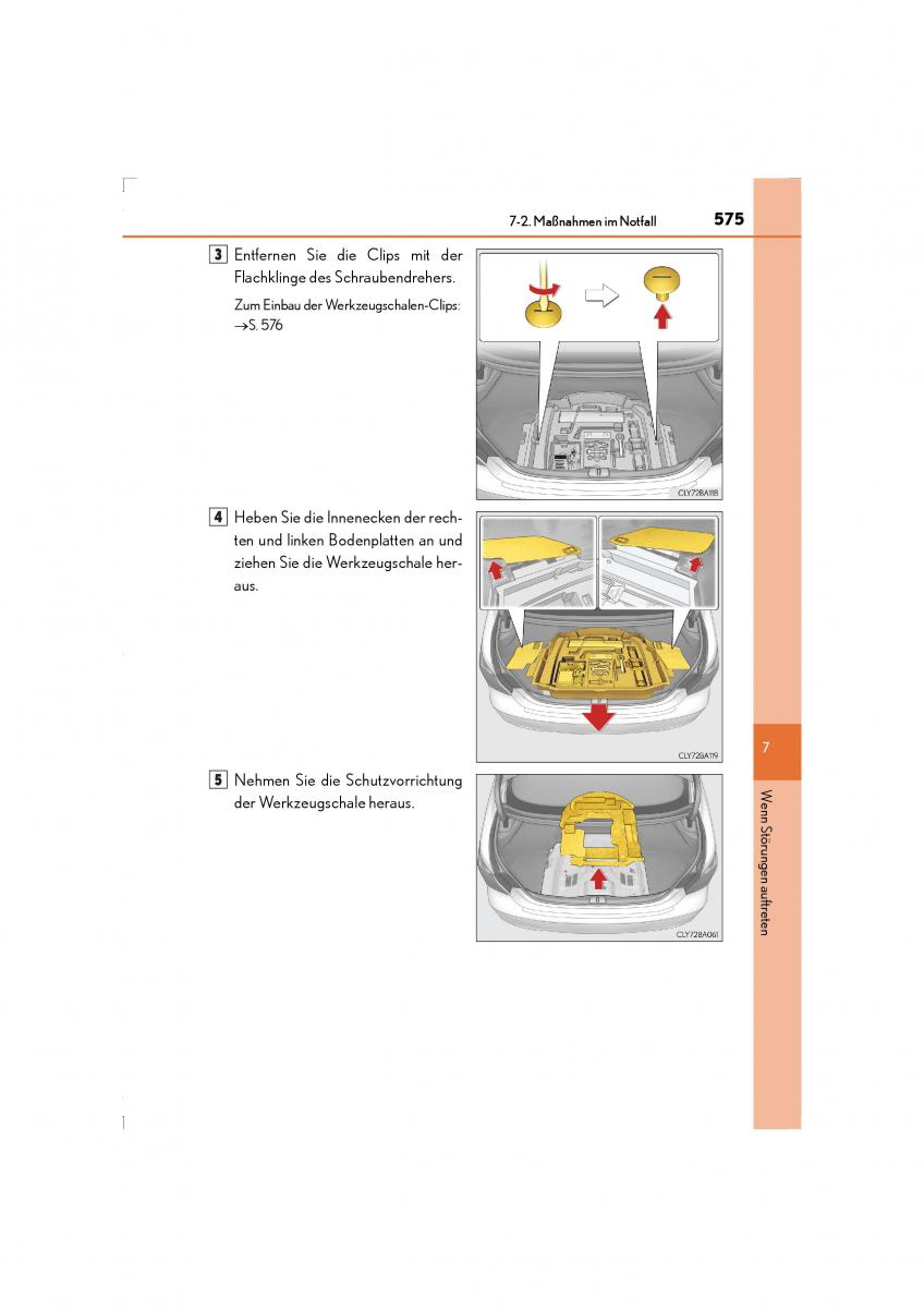 Lexus LS460 IV 4 Handbuch / page 575