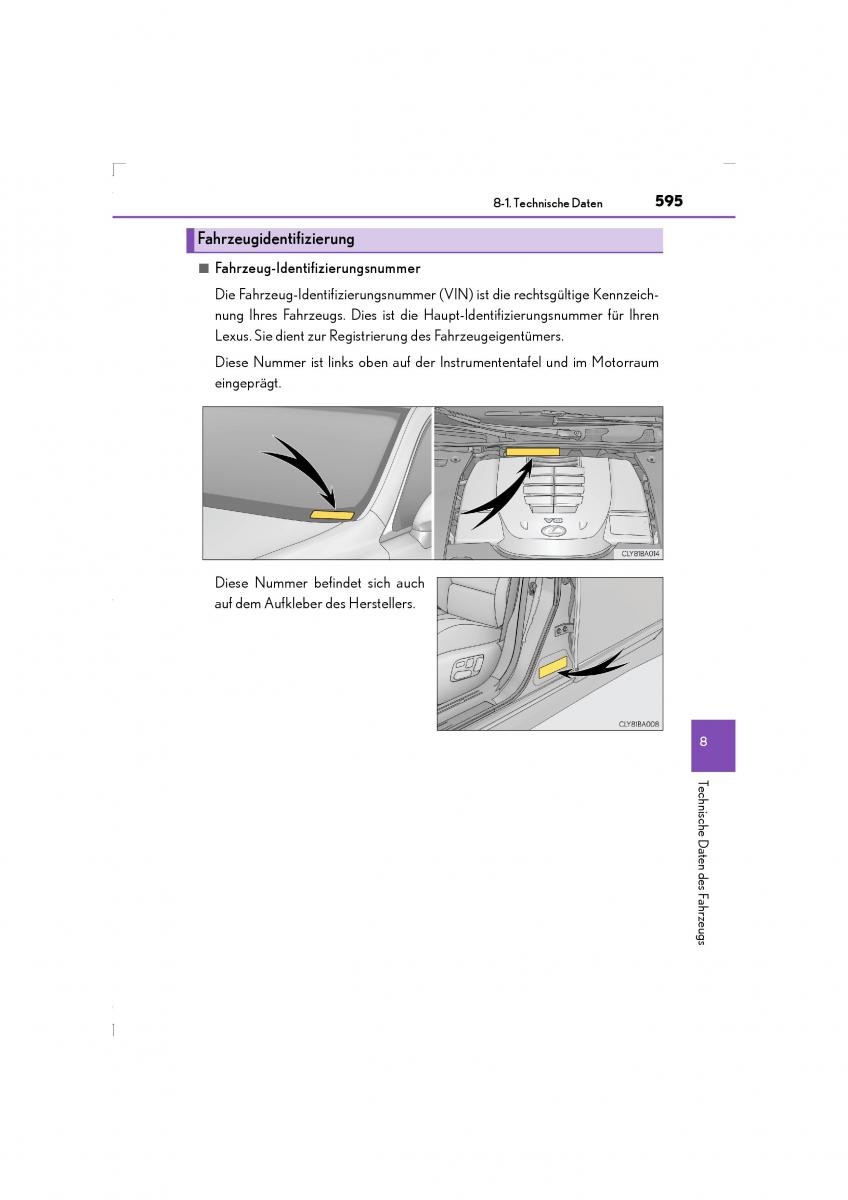 Lexus LS460 IV 4 Handbuch / page 595