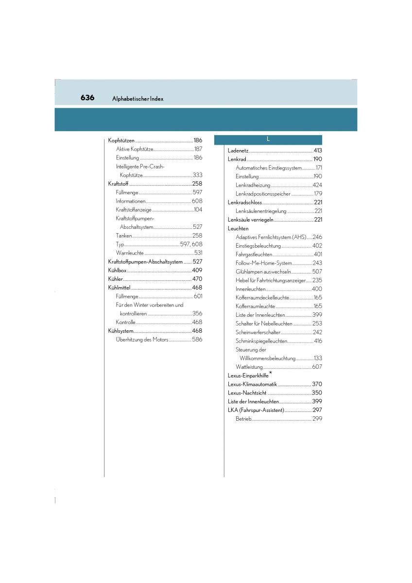 Lexus LS460 IV 4 Handbuch / page 636