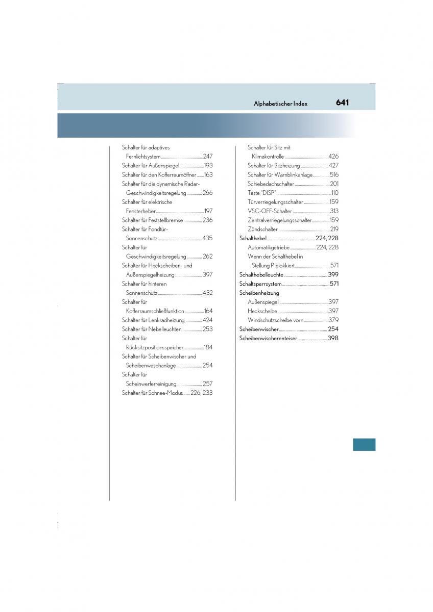 Lexus LS460 IV 4 Handbuch / page 641