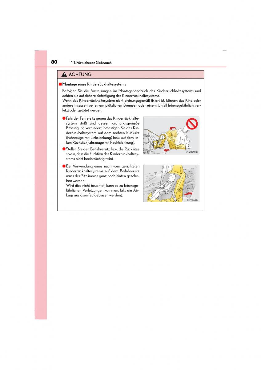 Lexus LS460 IV 4 Handbuch / page 80